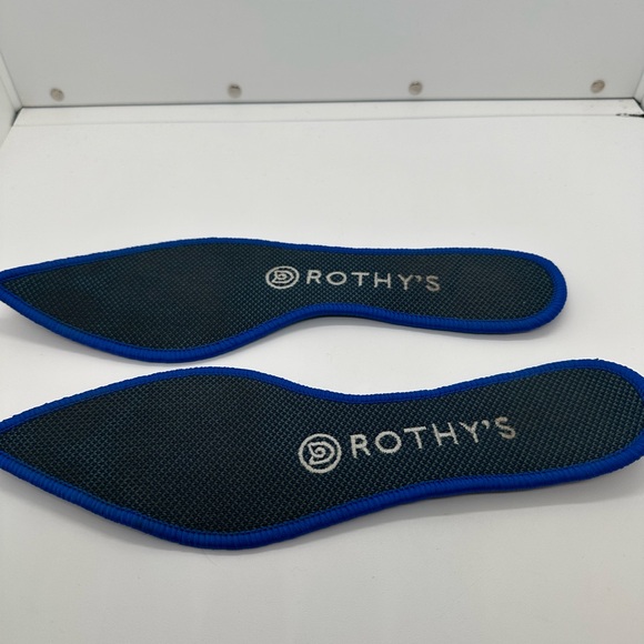 Rothy’s The Point~ Emerald Blue Snake Print Retired Shoes Size 7 - Picture 9 of 15